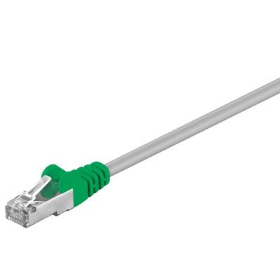 Goobay CAT 5e F/UTP Cross-patchkabel Grijs Groen 2 m-0