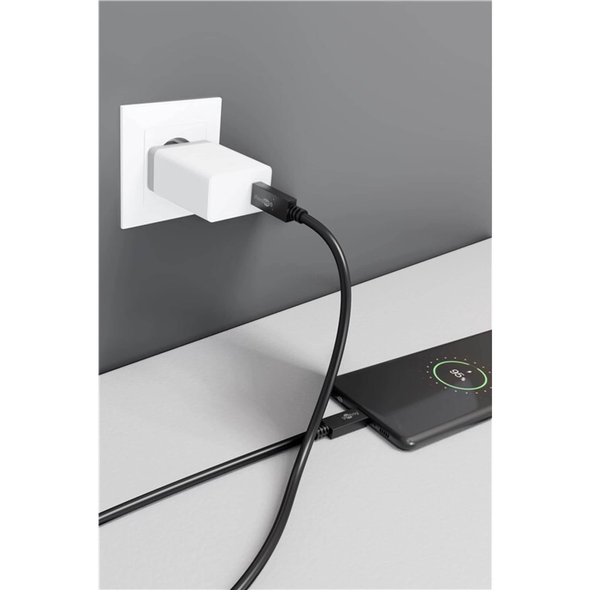 Goobay USB-C™ PD Charging and Sync Cable 100 W 1 m-1