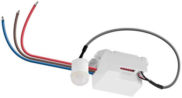 Goobay PIR bewegingssensor - 6m bereik - inbouw met losse sensor / wit