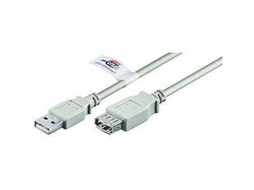 Goobay USB-A Extension Cable, Certified, 1.8 m, grey-1