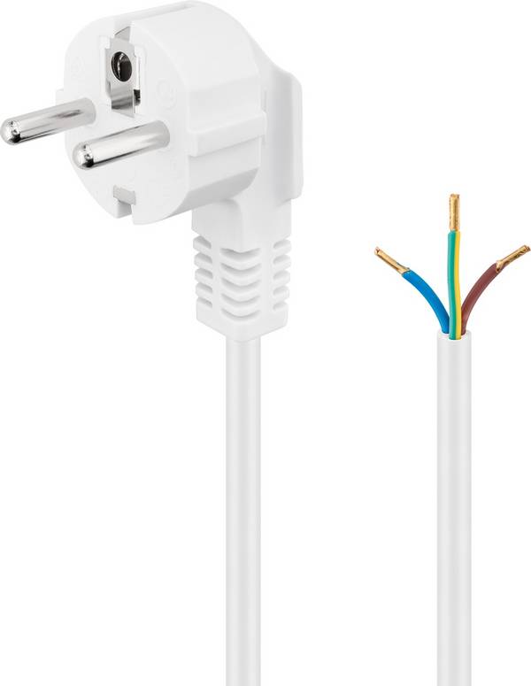 Goobay 93312 Netkabel Stroom Wit 3 m