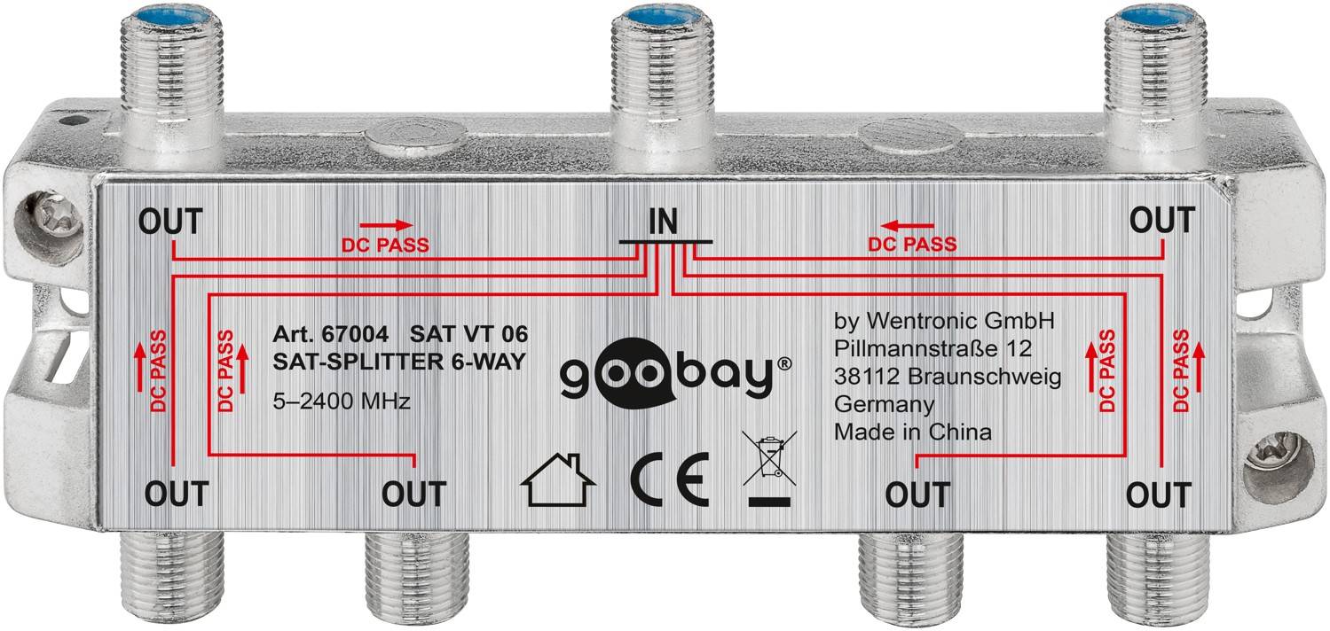 Goobay SAT Distributor, 6-way-0