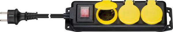 Goobay IP44 outdoor stekkerdoos | 3 contacten | 3 meter