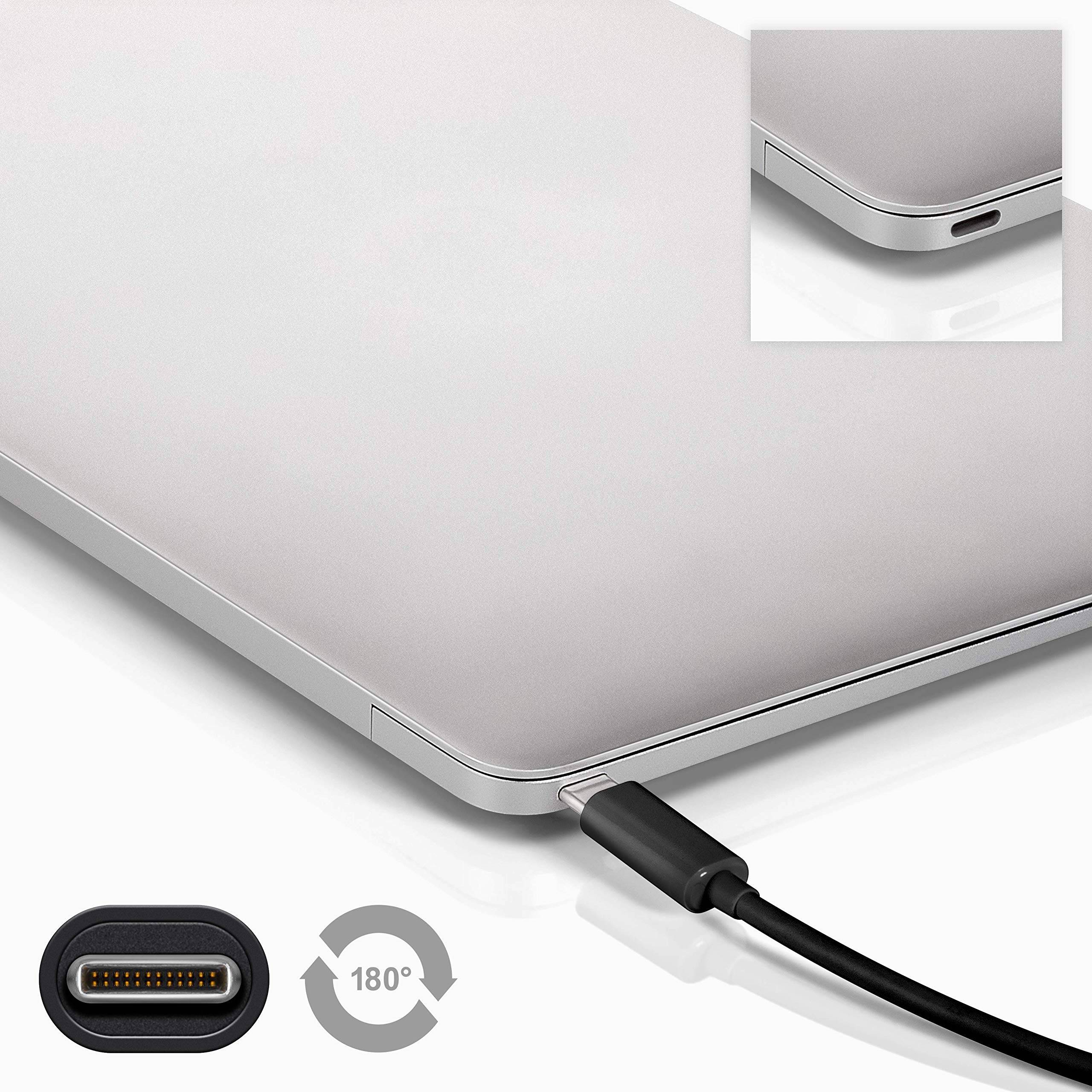 USB-C - USB-A kabel | USB3.1 10 Gbps | PD 60W | zwart | 1 meter-1
