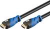 Goobay 72315 HDMI-kabel HDMI Verbindingskabel HDMI-A-stekker 0.5 m Zwart 4K UHD