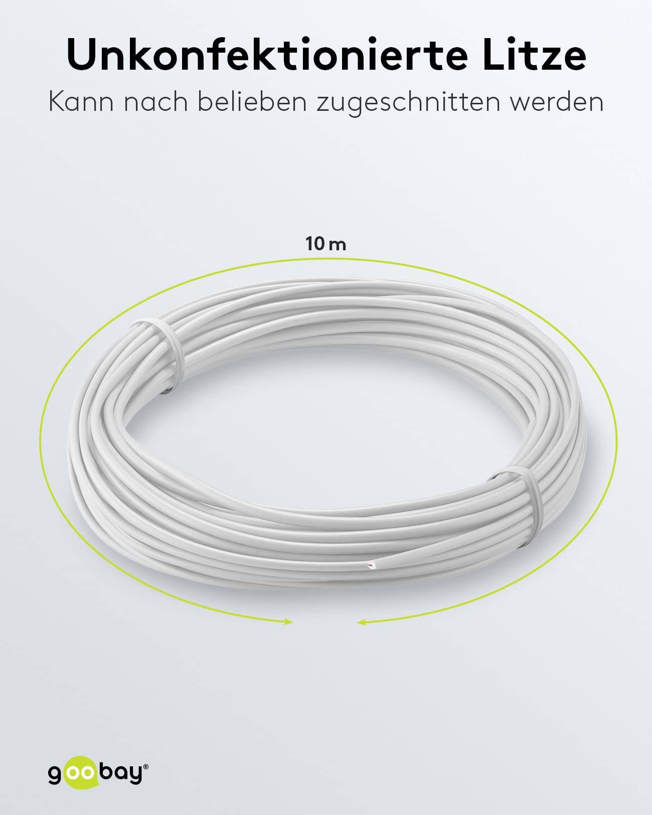 10m wit 1x 0,14mm geisoleerd koperdraad voor hobby toepassingen - 10 meter-3