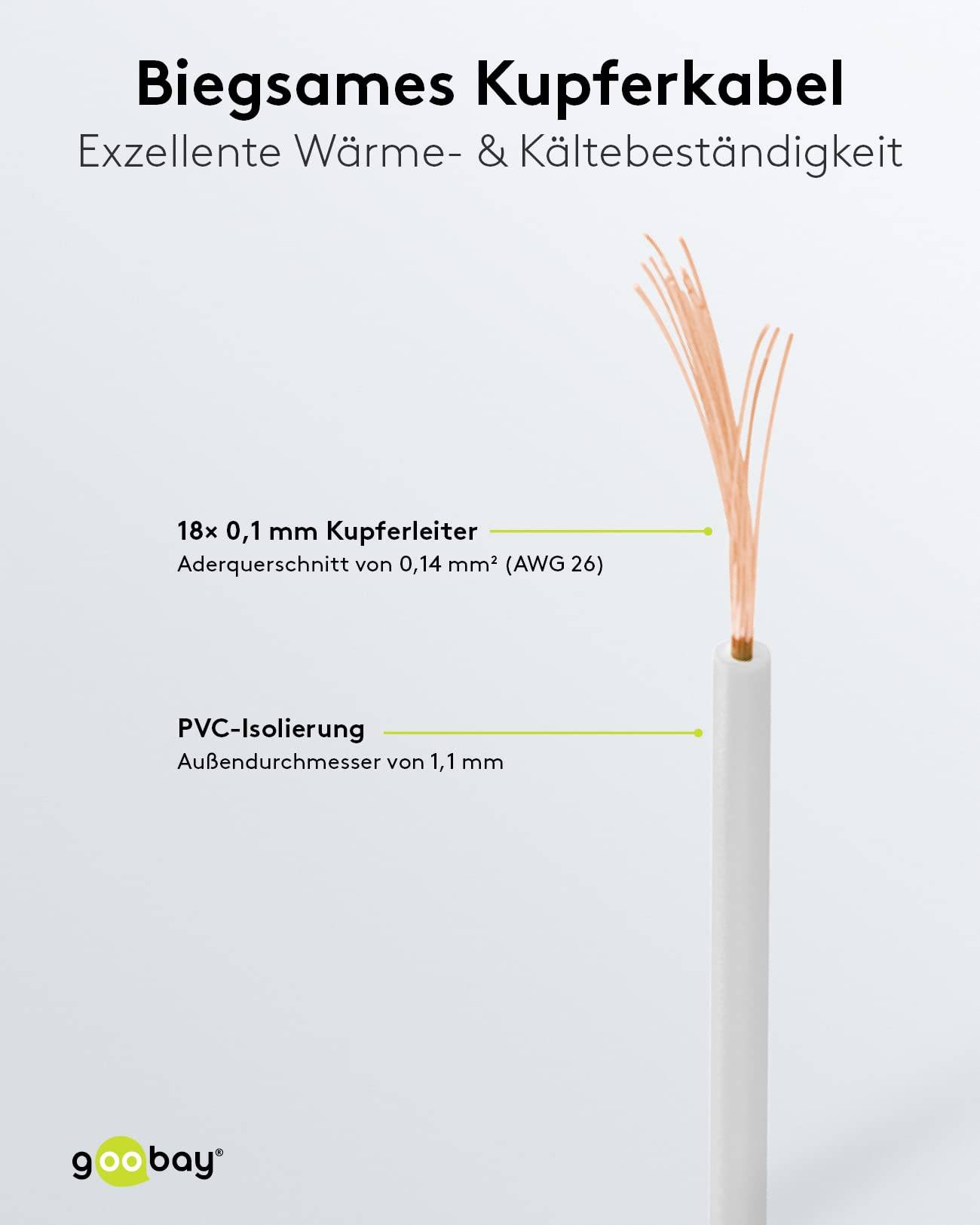 10m wit 1x 0,14mm geisoleerd koperdraad voor hobby toepassingen - 10 meter-4
