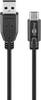 Goobay USB-C - USB-A kabel | USB2.0 | QC 18W | zwart | 3 meter