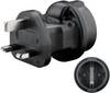 Goobay 95307 Reisstekker Goobay 95307 Reiseadapter UK Reisestecker Schutzkontakt auf UK Typ G Netzadapter