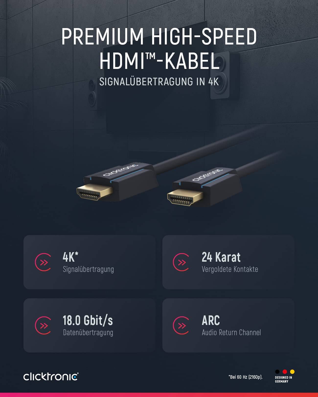 High Speed HDMI-kabel met Ethernet High Speed-kabel voor Ultra HD-1