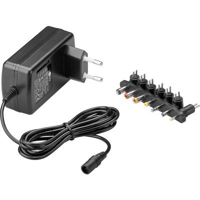 9 V - 24 V universele voeding incl. 7 DC-adapters - max. 24 W en 1,5 A-0