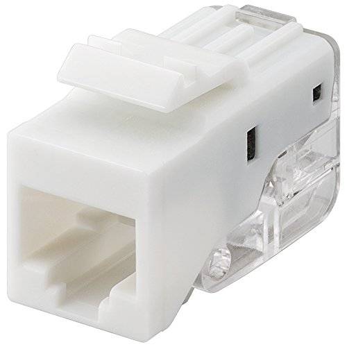 Goobay Keystone Modul RJ45 CAT 5e, UTP, 100 MHz 18,11 mm breit, RJ45-Buchse (8P8C), Snap-In system-1