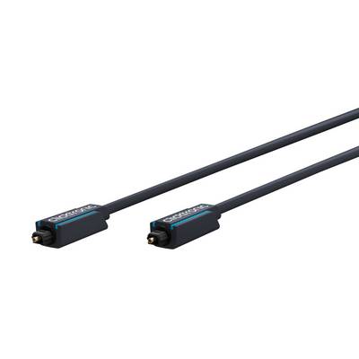Clicktronic Toslink-Kabel Premium-Kabel | 1x Toslink-Stecker 1x Toslink-Stecker | 0,5 m | Polymer-Lichtwellenleiter 0.5-0