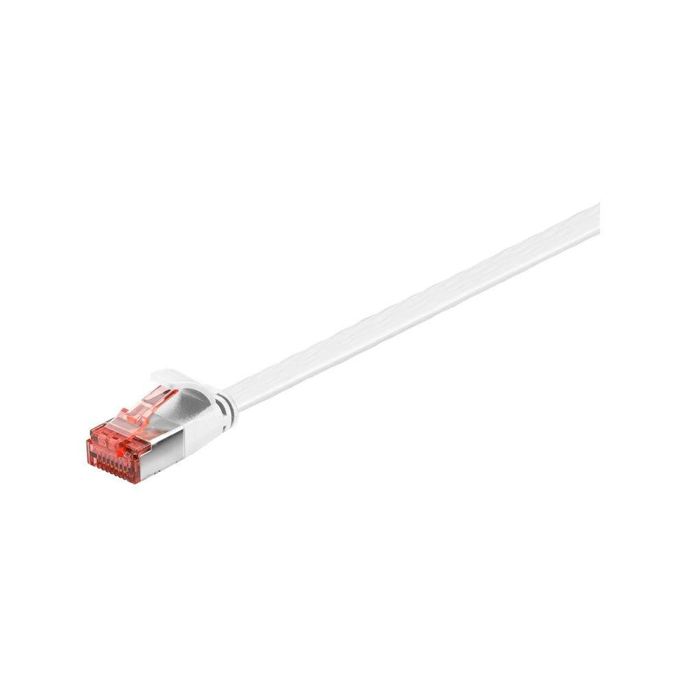 Goobay CAT 6 platte patchkabel, U/FTP, wit 0,25 m-4