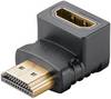 Haakse HDMI adapter naar beneden | HDMI2.1 (8K 60Hz + HDR)
