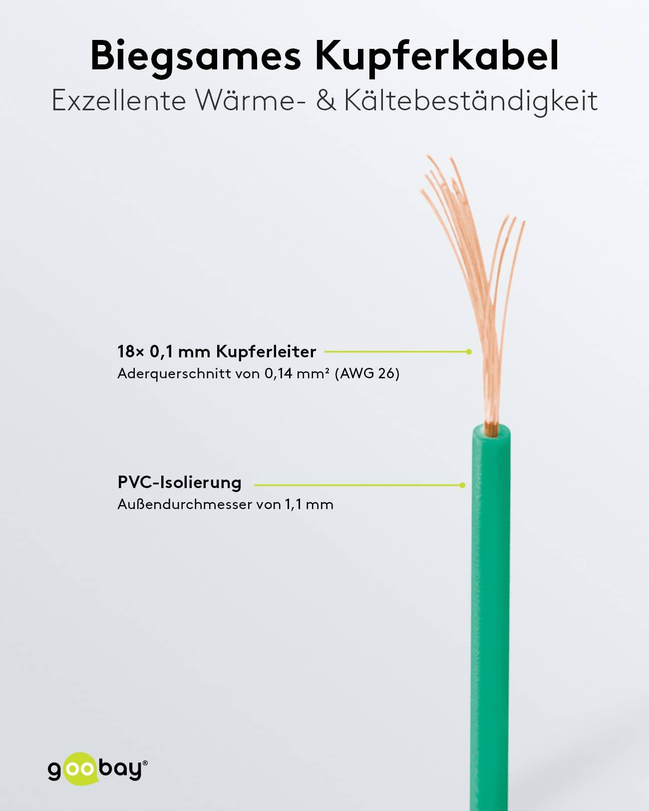 10m groen 1x 0,14mm geisoleerd koperdraad voor hobby toepassingen - 10 meter-4