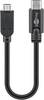Goobay USB-C to Micro-B Cable, OTG, 0.2 m, black