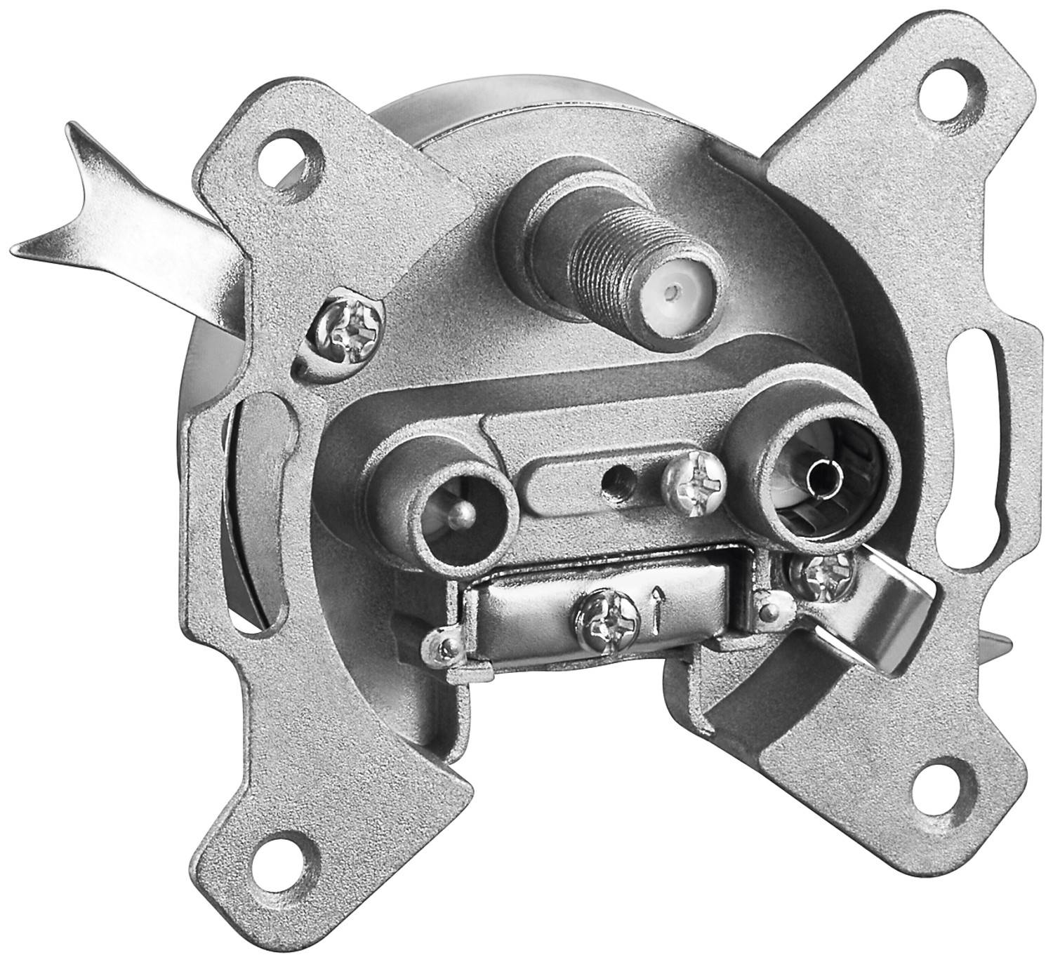 Goobay 3-Hole Antenna Stub/End Socket-0