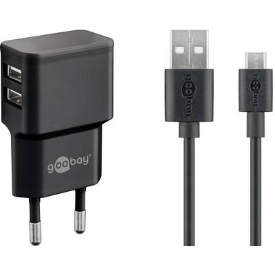 Goobay Dual Micro USB Charger Set (18 W)-0
