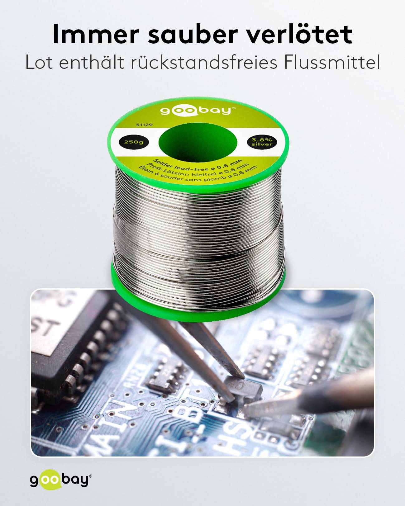 Premium loodvrije soldeertin 0,80mm - 250g-4