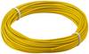 10m geel 1x 0,14mm geisoleerd koperdraad voor hobby toepassingen - 10 meter