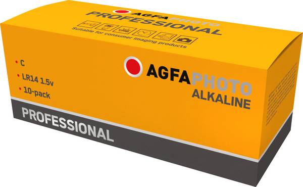 AgfaPhoto batterij Alkaline Professional -C Baby 10st.