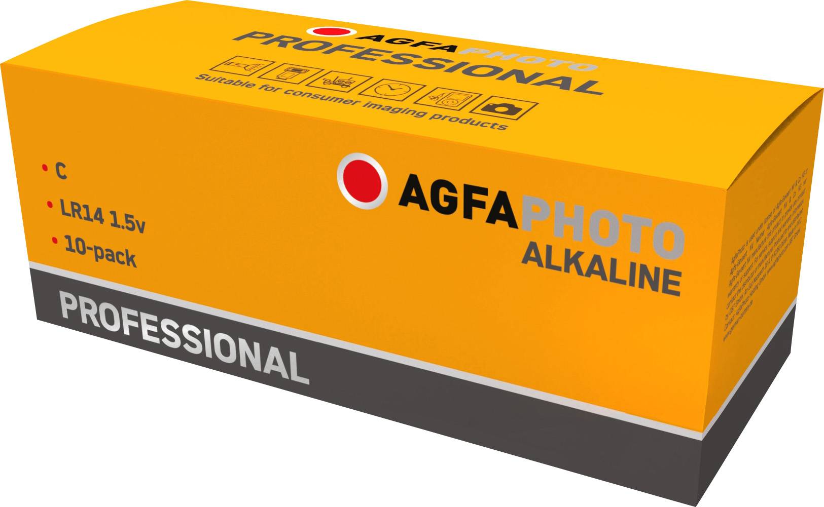 AgfaPhoto batterij Alkaline Professional -C Baby 10st.-0