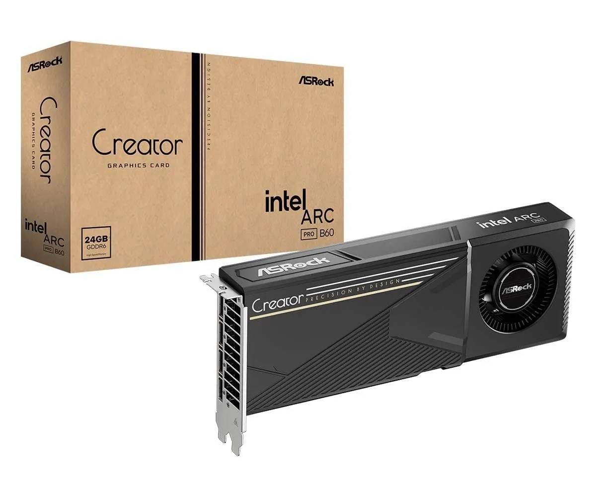 Asrock Arc Pro B60 Creator grafische kaart 24 GB-0