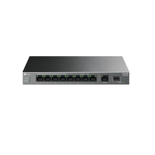 TP-Link LiteWave 10-poorts Gigabit desktopswitch met 8-poorts PoE+