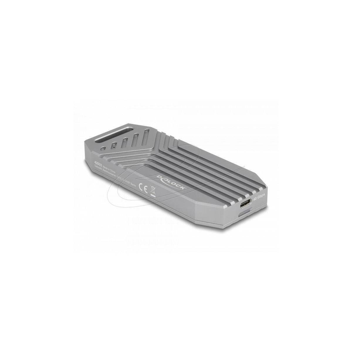 Delock M.2 NVMe SSD Enclosure USB 40 Gbps - tool free-1