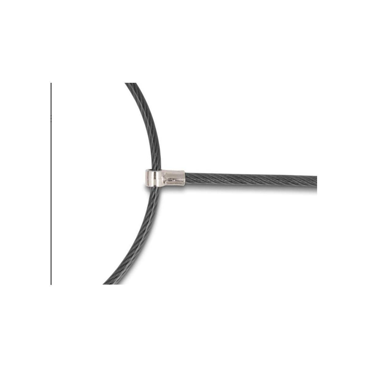 Navilock Dual Laptop Security Cable with Key Lock for two Kensington slots 3 x 7 mm-3