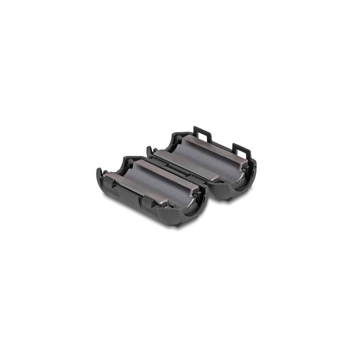 Delock Ferrit Core / Ferrit Ring for round cable 9 mm 2 pieces black-1