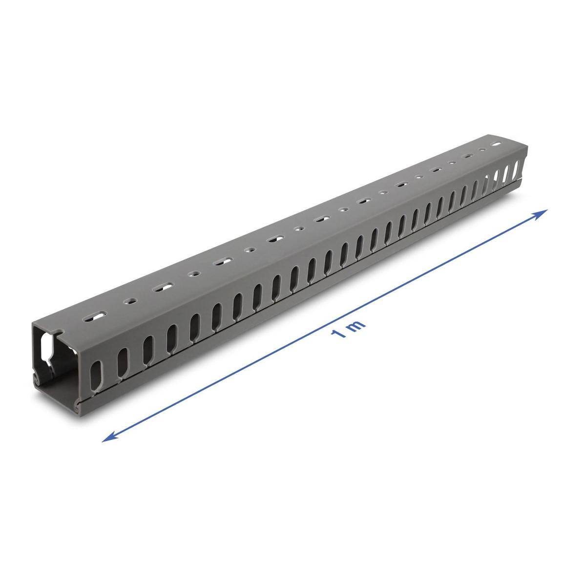 Delock Wiring Duct 40 x 40 mm - length 1 m grey-1