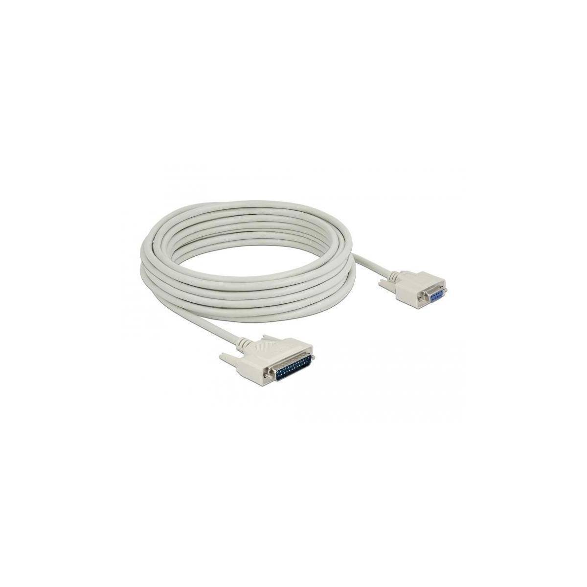 Delock Serial Cable D-Sub 25 male to D-Sub 9 female 10 m-1