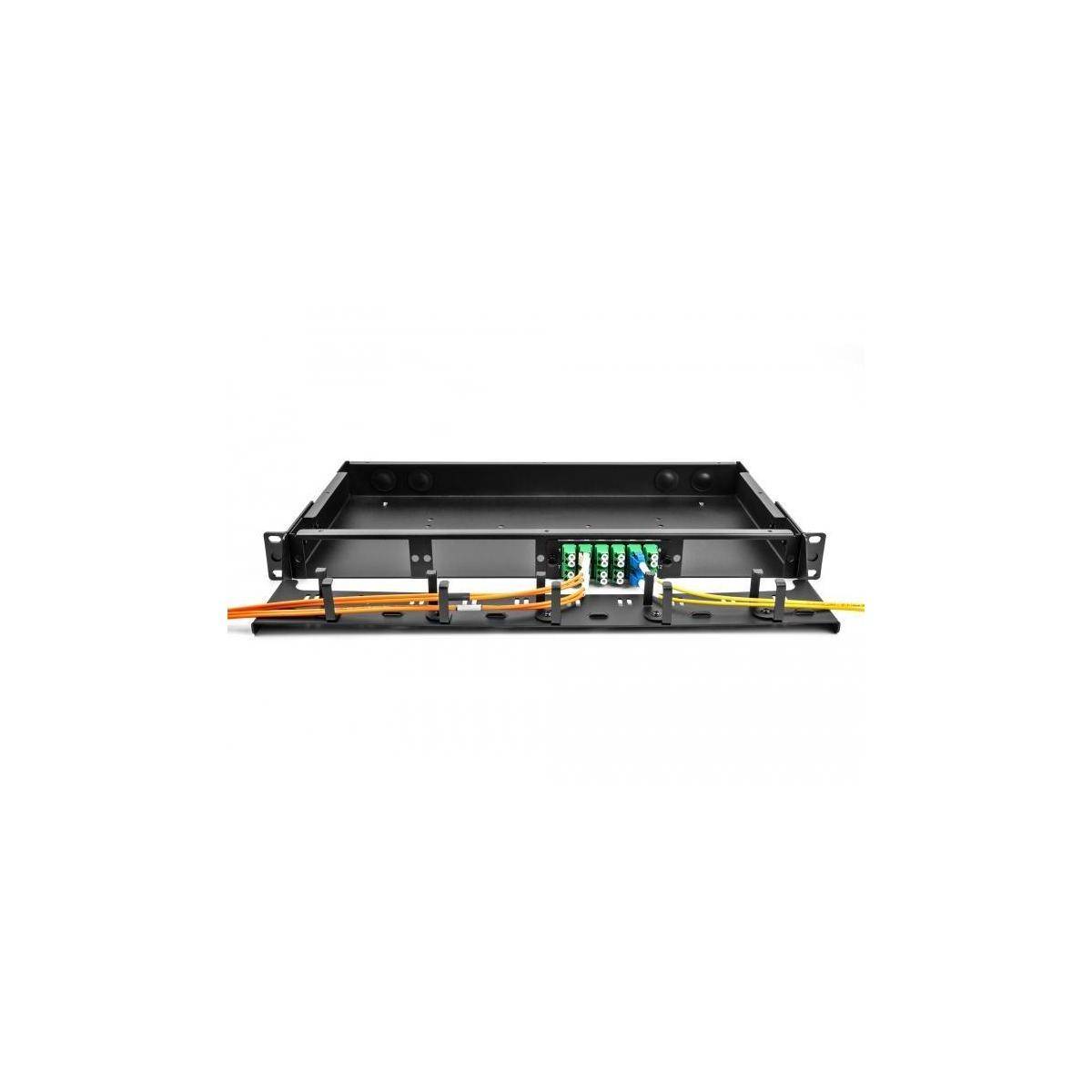 Delock Fiber Optic Adapter Panel LC Duplex OM1 / OM2 12 Port beige-2