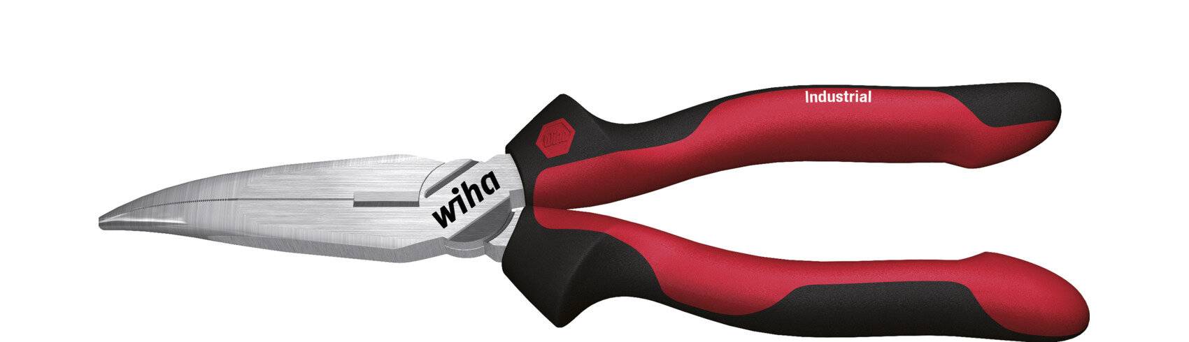 Wiha 32324 Platte rondbektang Werkplaats 40° gebogen Gereedschapsstaal 160 mm-2