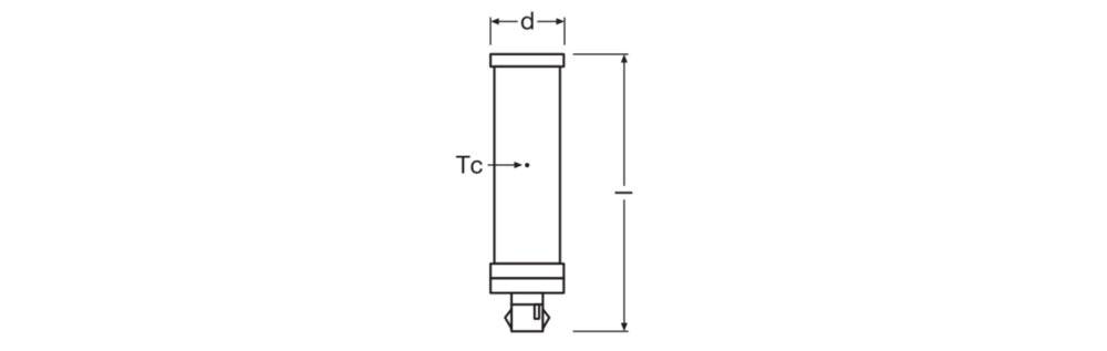 Symboolafbeelding voor 10X Ledvance LED Buislamp | 7W 3000K 220V 830 | 120°