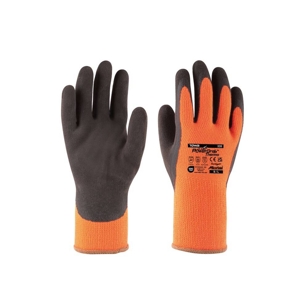 Werkhandschoen Towa Power Grab Thermo Oranje 9-L-1