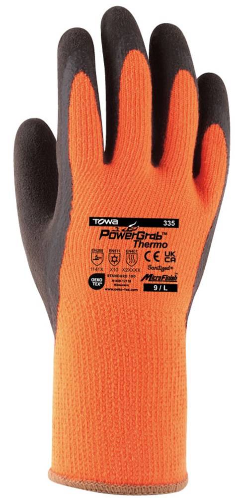 Werkhandschoen Towa Power Grab Thermo Oranje 9-L-2