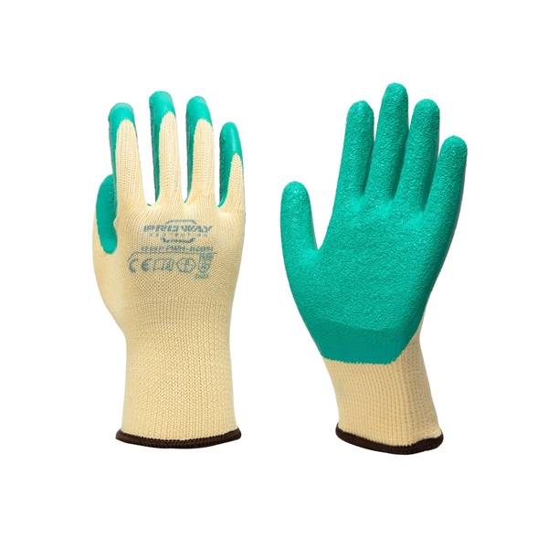 Groene Werkhandschoen Mt 10 Latex Coating-0