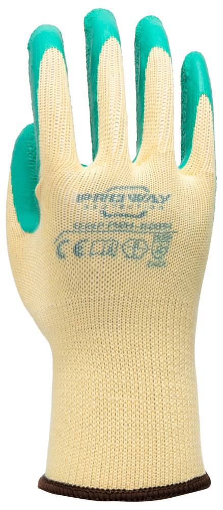 Groene Werkhandschoen Mt 10 Latex Coating-2
