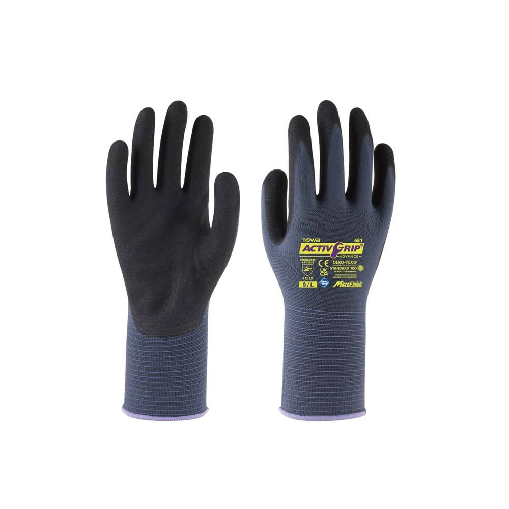 Werkhandschoen Towa Active Grip Advance Maat 9-L-1