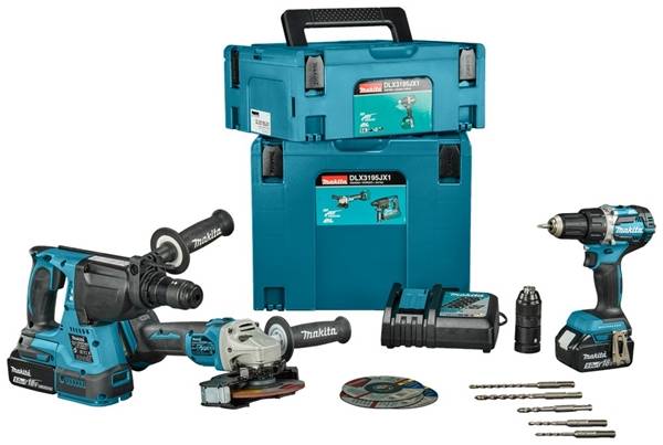 Combiset Ddf484/Dga504/Dhr243 Makita Dlx3195jx1