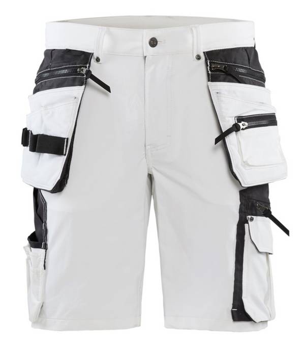 Blakläder Short 4-Weg Stretch 1088-1645-1098 Wit/D.Grijs Mt.52