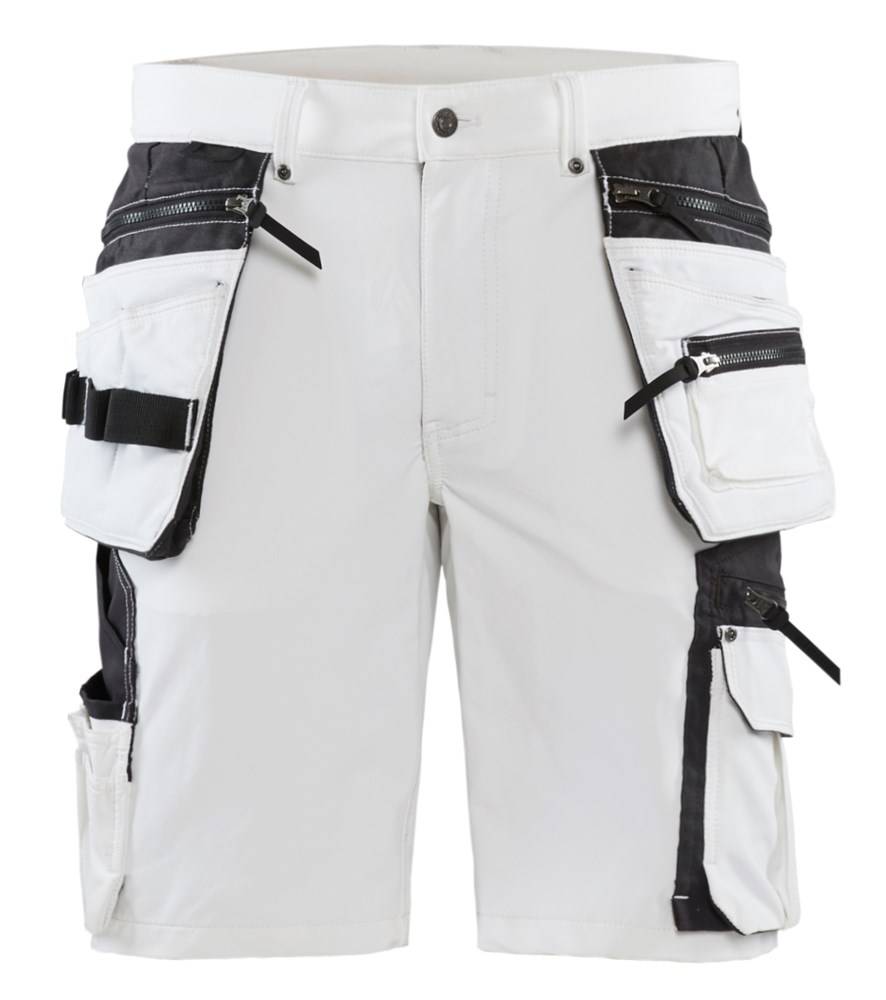 Blakläder Short 4-Weg Stretch 1088-1645-1098 Wit/D.Grijs Mt.46-0