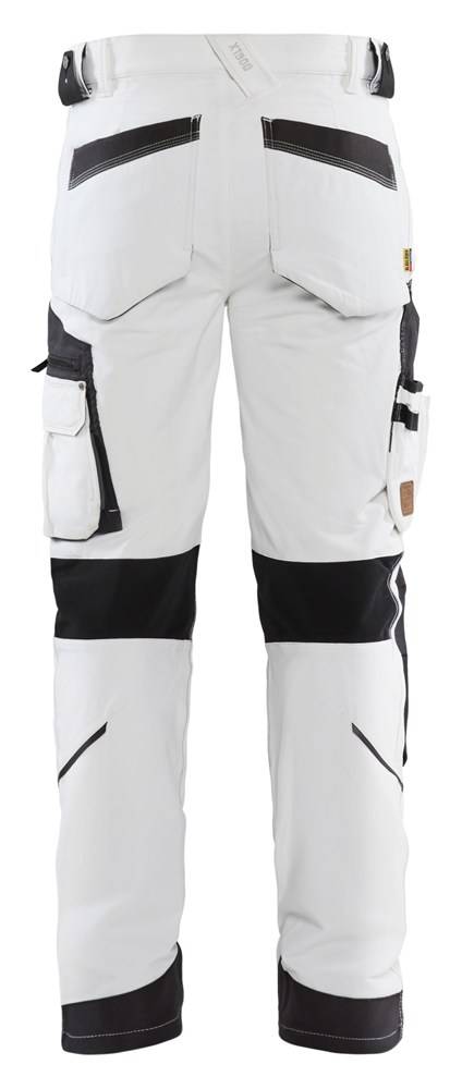 Blakläder Schildersbroek 4-Weg Stretch Wit / Donkergrijs C52-1