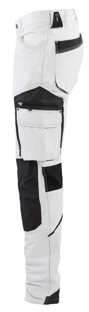 Blakläder Schildersbroek 4-Weg Stretch Wit / Donkergrijs C52-2