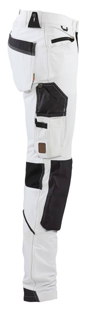 Blakläder Schildersbroek 4-Weg Stretch Wit / Donkergrijs C52-3