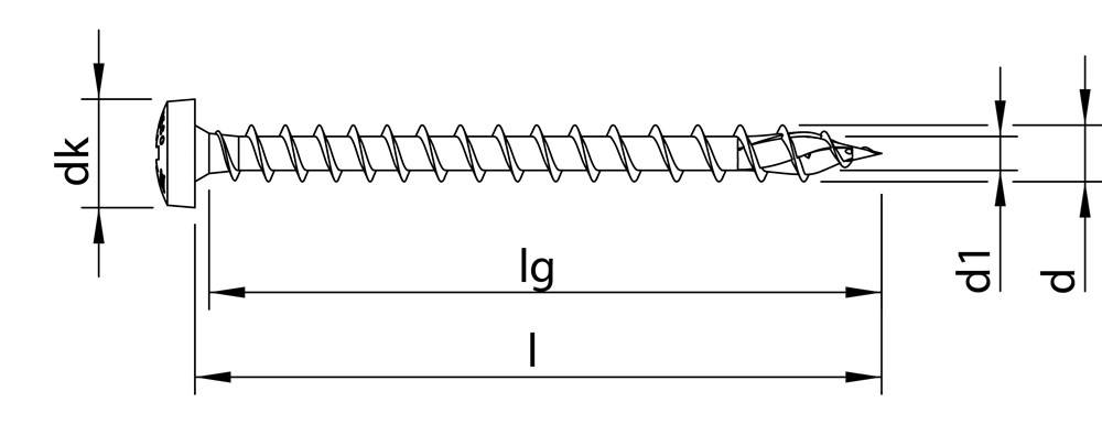 Heco SCHRAUBEN Spaanplaatschroeven Rvs Pzd Panhead 3.0X20 Heco - 200 stuks-1