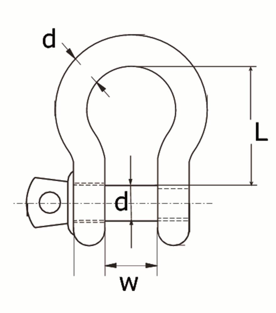 DULIMEX Harpsluiting Rvs 8Mm Max. 600Kg-1
